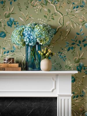 Ariel wallpaper in Pear colorway • W7855-5