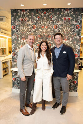 Rue IV's Jay and Janine Guerin with Arte's Eric Edgar