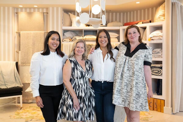 Rue IV's Citlaly Cruz and Marbury McCune with Rosemary Hallgarten's Leeann Brzozowski and Gaby Brock