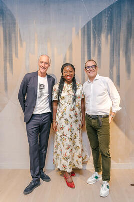 Tom Faulkner, Busola Evans and Tim Butcher