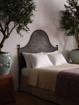 Effortlessly elegant with a flair, the Isadora headboard features a graceful curve