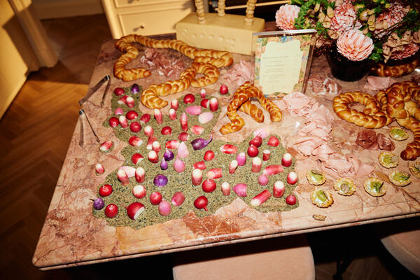 Each kitchen was accompanied by artful food displays by Bad Taste.