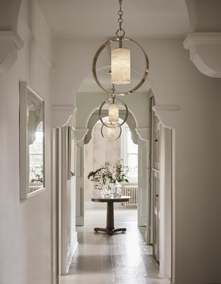 The Langley ceiling light, inspired by an original 1950s French design