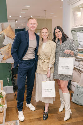 Josh Young, Architectural Digest’s Mel Studach and Apartment Therapy’s Danielle Blundell 