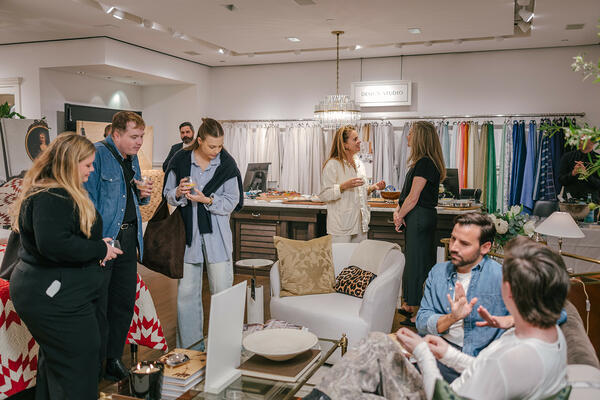 Attendees at the Josh Yöung x Williams Sonoma Home launch event 