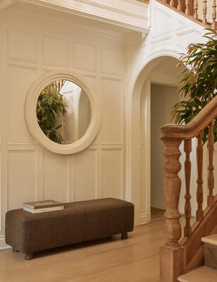 Casso round mirror