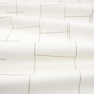 Circuit is an abstract design depicted with fine, linear, chain-stitch embroidery