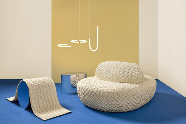 4D Upholstery and 4D Drapery are two tactile fabric ranges inspired by natural phenomena