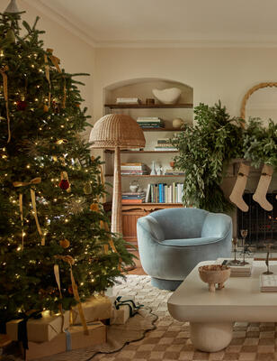 Step inside designer Sarah Sherman Samuel’s Michigan holiday