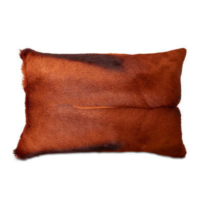 Kinshasha springbok pillow in Rust