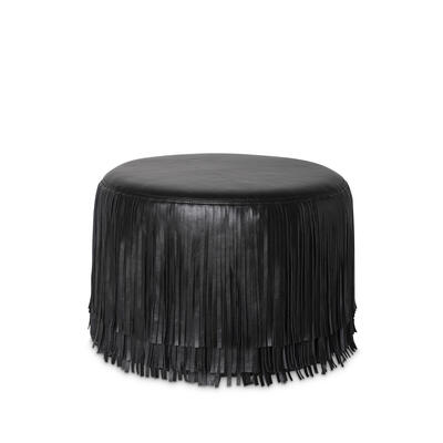 Ndidi ottoman in premium leather