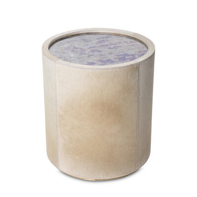 Nyla table Cream cowhide