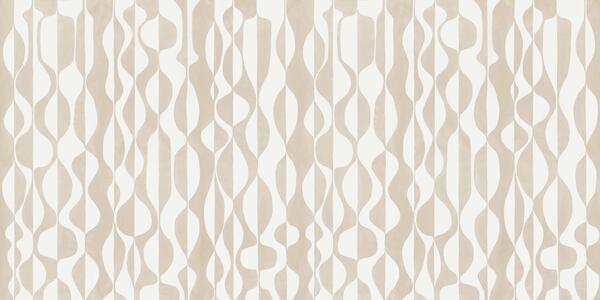 Echo hand-painted wallcovering in colorway Blush