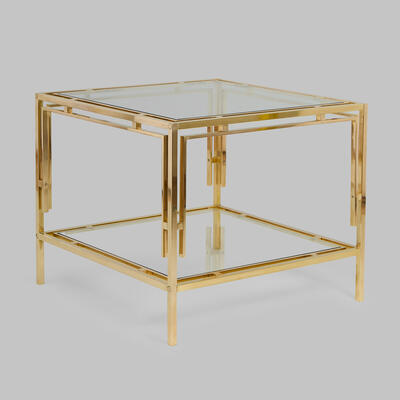 The new, smaller, two-tier Bridgehampton side table neatly accompanies the Bridgehampton coffee table