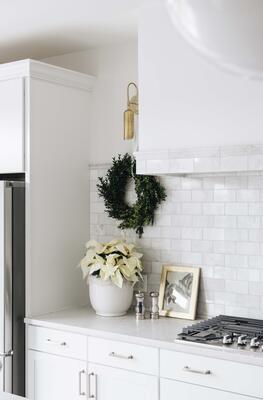 Trend 6/6, Non-Basic “Basics”: Meram Blanc Carrara polished marble subway tile, 3" x 6" • 658656