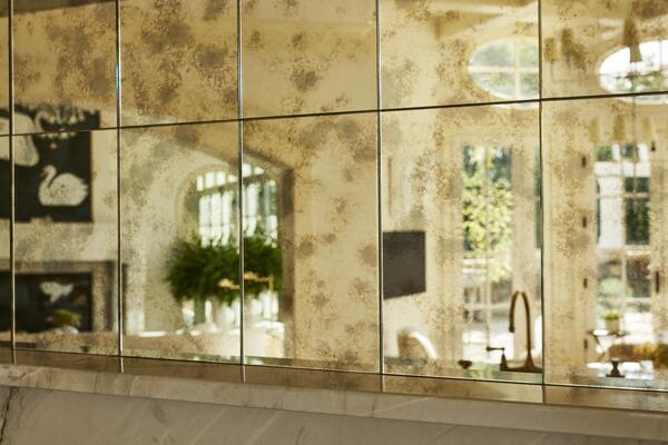 Trend 4/6, Antique Allure: Patina by Kelli Fontana mirror wall tile, 8" x 20" • 484243