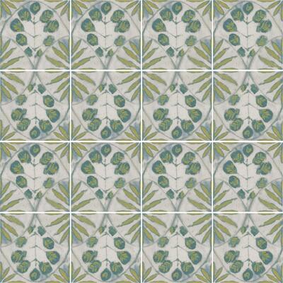 Trend 1/6, Botanical Motifs: Annie Selke Botanical porcelain wall and floor tile • 683613