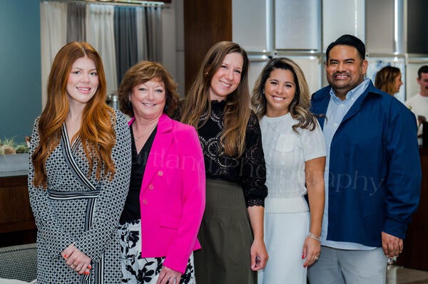 Bethany Reynolds, Cheryl Godfrey, Kaitlin Petersen, Diana Feretti and Patrick Roswell