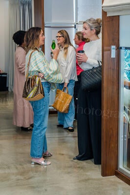 After the panel on the main stage, guests enjoy a breakfast reception in The Shade Store showroom