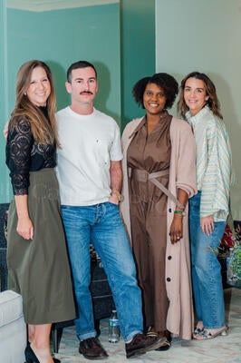 Kaitlin Petersen, Brandon Fontenot, Sherrell Neal and Lauren Haskett