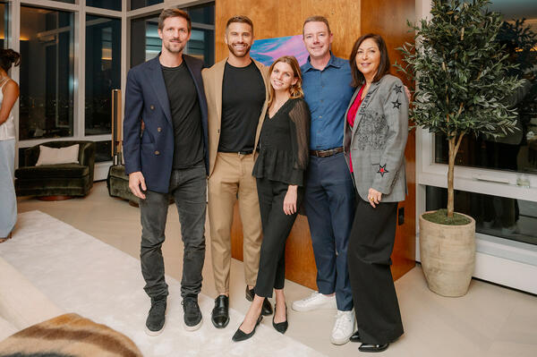 Peter Zaitzeff, Joel Dixon, Sydney Ernstberger, Matthew Breeden and Caroline Sipourene from Serhant