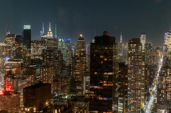 The sparkling lights of Manhattan ushered in Diwali season