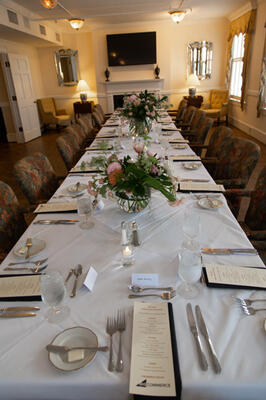 Florals from Just Priceless adorned the tables