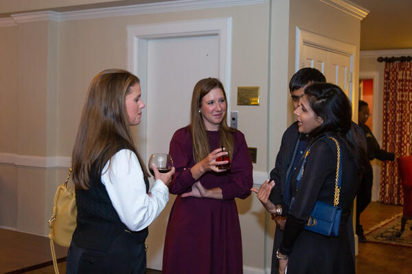 Coley Collett Hull of Coley Home, Kaitlin Petersen of BOH, and Nitesh Chaudhary and Asha Chaudhary of Jaipur Living