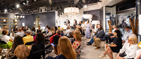 More than 50 designers attended the event in the Wildwood shoroom