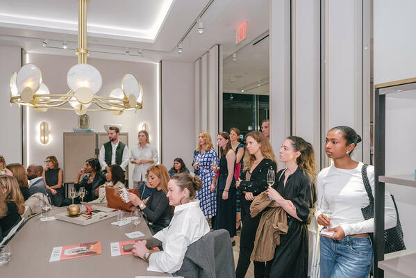 Guests enjoying the panel discussion