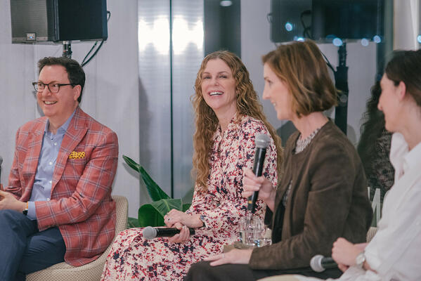 Dennis Scully, Kati Curtis, Suzanne McGrath and Lauren McGrath