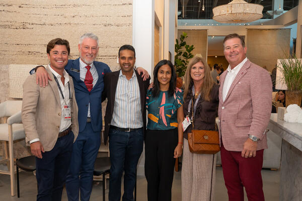 Tanner Harris, Robert Lee, Satya Tiwari, Parvati Tiwari, Stacey Harris and Jeff Harris