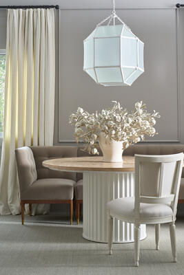 A dining vignette from Hickory Chair