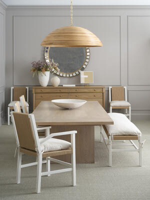 Aix-en-Provence dining room with Herve dresser by Suzanne Kasler