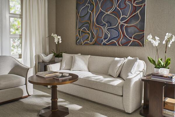 Jupiter sofa and Avino table by David Phoenix