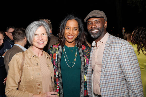 Candy Findley of Myers Carpet of Atlanta, with Kelly Finley of Joy Street Design and Delvecchio Finley