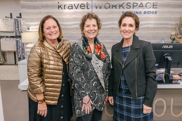 Susan Bruen, Ellen Kravet and Anne Rooke