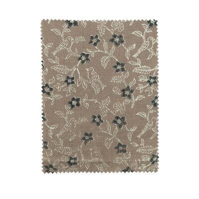 Cora Tan block-printed fabric