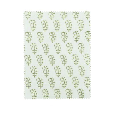 Jordyn Olive block-printed fabric