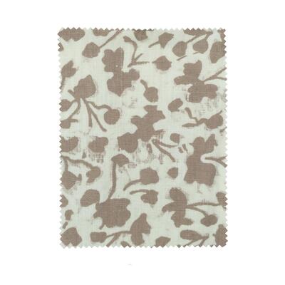 Olivia Tan block-printed fabric