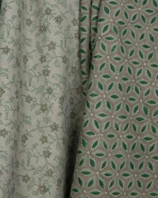 Cora Evergreen and Sora Evergreen fabrics