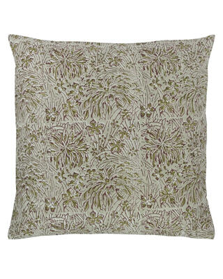 Chrysanthemum Olive pillow