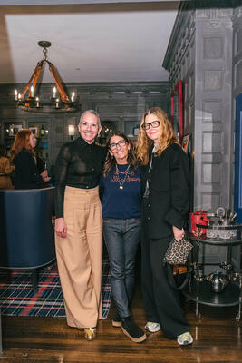 Jenny Fine, Bobbi Brown and Christene Barberich