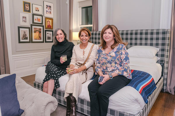 Georgette Gilmore, Joanne LaMarca Mathisen and Liz George