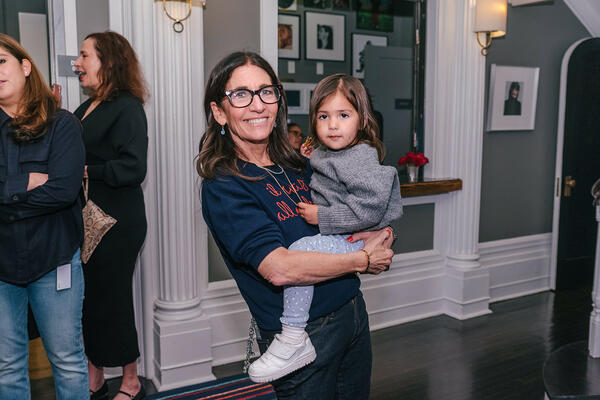 Bobbi Brown and her granddaughter