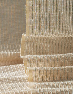 Stratus woven-to-size grassweave windowcovering, offered in three colorways