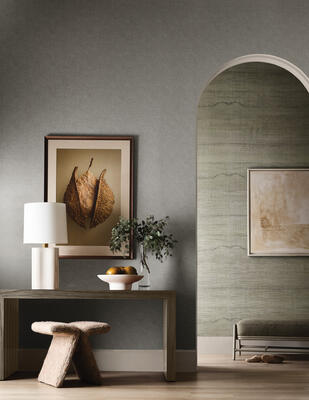 Transcendence and Aquarelle natural wallcoverings
