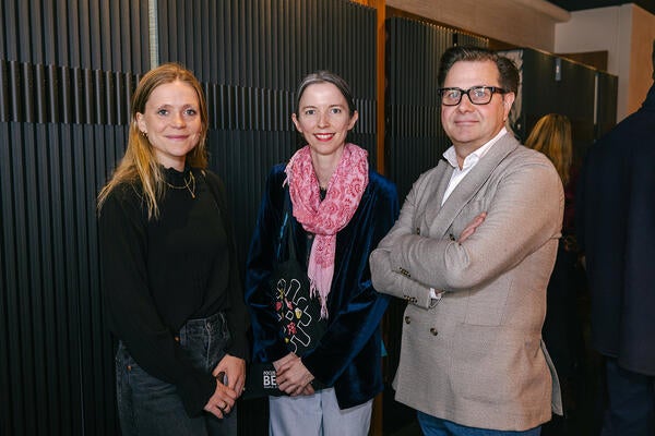 Laurence Breynaert, Eva Depoorter and Phillipe Desart