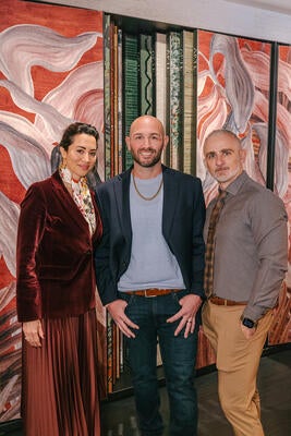 Adriana DeMartino, Sal Cantatore and  Francis Toumbakaris