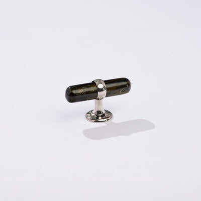 Colley 3-inch T-knob in Polished Nickel